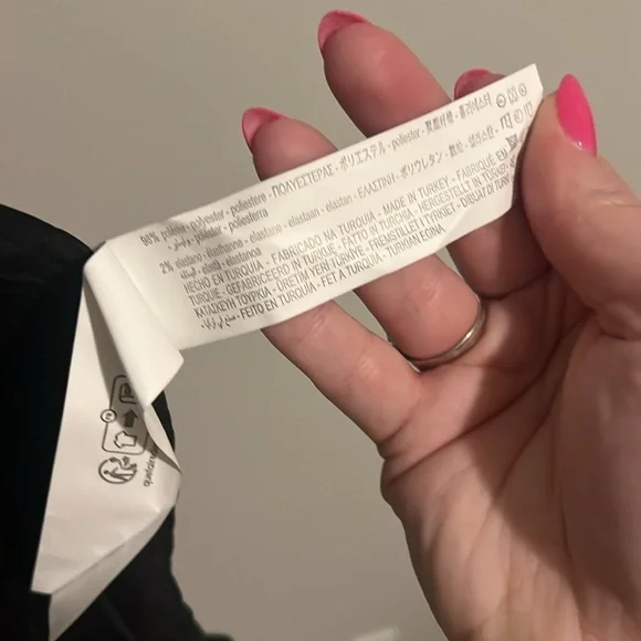 Zara NWT Medium Large Crinkle Kimono Mini Robe Sleepwear Wrap Pajama Black - Picture 11 of 11